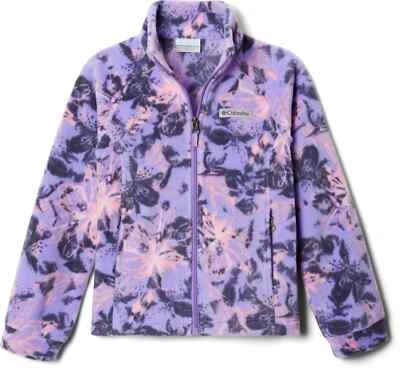 COLUMBIA YOUTH GIRLS BENTON SPRINGS FLEECE JACKET BLACK SIZE MEDIUM 10-12 NWT - Image 1 of 3