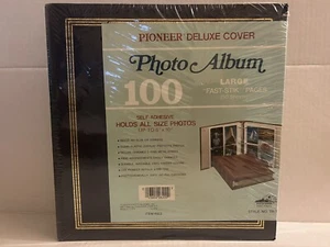 Vintage Blue Pioneer Deluxe Cover 100 Album Fotografico TR-100 Fino a 8""x10"" Nuovo - Foto 1 di 24