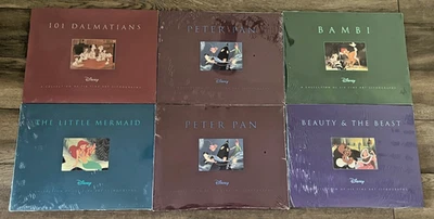 6 Sets of  Disney Fine Art Lithographs - Pan Mermaid Beauty Bambi Dalmatian NIP - Image 1 of 4