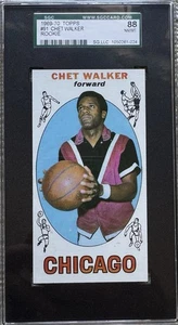 1969-70 TOPPS CHET WALKER RC SGC 8 88 - Foto 1 di 2