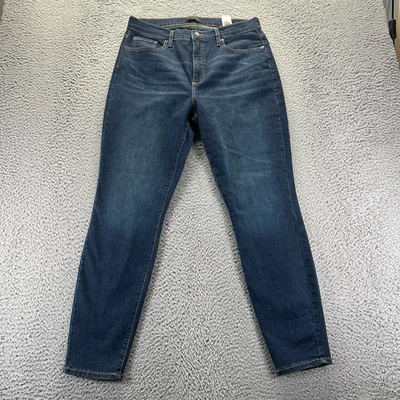 Pantalones de mezclilla Banana Republic para mujer 14 azul algodón ajustados curvilíneos tiro alto elásticos Foto 1 de 4