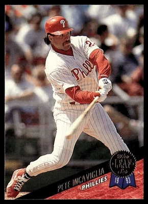 1993 Leaf Pete Incaviglia Philadelphia Phillies #276 - Image 1 of 2