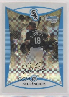 2008 Bowman Chrome Prospects X-Fractor /275 Sal Sanchez #BCP83 - Image 1 of 2