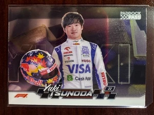 2024 Topps F1 Paddock Pass Chrome #67 Yuki Tsunoda - Picture 1 of 2