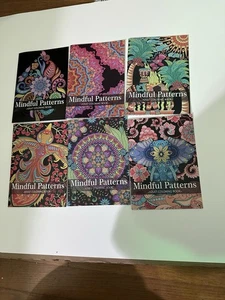 Mindful Patterns Mini Adult Coloring Books Set Of  48 - Imagen 1 de 5