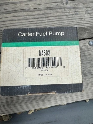 Carter M4503 Mechanical Fuel Pump for 1976 - 1978 Chevrolet G20 - Image 1 of 2