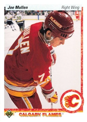 Joe Mullen 1990-91 Upper Deck #252 Calgary Flames Hockey - Image 1 of 2