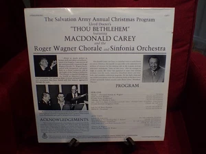 SEALED Salvation Army ARMY OF STARS - THOU BETHLEHEM Album Record Christmas Prog - Picture 1 of 2