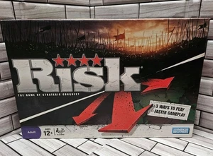 NEW 2008 Risk Board Game Of Strategic Conquest Parker Brothers Hasbro Pkg Sealed - Picture 1 of 21