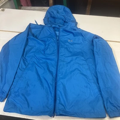 Oakley RN # 96548 CA # 35460 Hooded Zip Jacket Blue Size M Preowned - Image 1 of 4