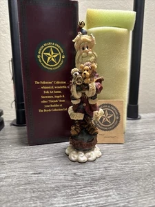 Boyds Bears Folkstone Collection 1998 Peacenick... The Sixties Santa Style #2809 - Imagen 1 de 10