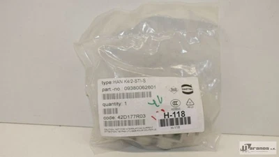 NEU-OVP Harting HAN K4/2-STI-S Stifteinsatz Steckdoseneinsatz - Bild 1 von 4