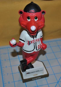Vintage Indianapolis Indianer ROWDIE 00 rotes Maskottchen SGA WACKELKOPF INDIANA FARM BUREAU - Bild 1 von 5