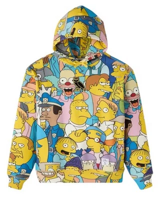Drake OVO The Simpsons ALL OVER PRINT Hoodie L Octobers Very Own Dead Stock Neu mit Etikett - Bild 1 von 4