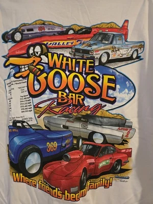 Camiseta Bonneville Speed Week Nacionales Finales Mundiales Carreras Camiseta BLANCO GANSO 3XL Foto 1 de 4