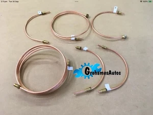 MG Midget 1500 1975-78 Kupfer Bremsleitungssatz mit Messingverschraubungen Rechtslenker - Bild 1 von 1
