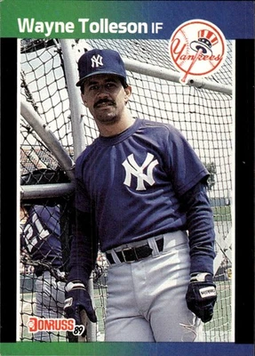 1989 Donruss #659 Wayne Tolleson [GOATCARDS] - Image 1 of 2