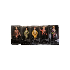 MATTEL BANGTAN BTS SET MIT FÜNF 12 ZOLL PUPPEN KPOP SAMMLERPUPPEN - Bild 1 von 6