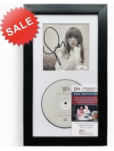 Taylor Swift Signed Framed The Tortured Poets Department CD JSA COA FREE GIFT 🎁 - Picture 1 of 6
