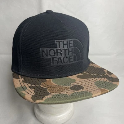 Gorra de camionero The North Face Mudder camuflaje negra con logotipo gorra flexible pequeña mediana unisex Foto 1 de 4