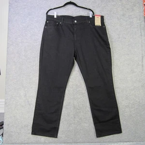 Jeans Levis 511 Uomo 40x29 Nero Slim Fit Pantaloni Denim Elasticizzati Avanzati - Foto 1 di 10