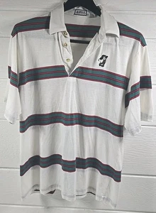 Aureus Polo Men's Retro Golf Shirt  Striped Mickey’s Golf Club XL - Picture 1 of 6