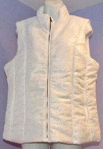 Womens Peck & Peck White Vest L - Picture 1 of 4