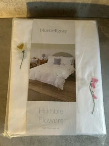 BLUEBELLGRAY ‘Humble Flowers’ Superking Size Duvet Cover Set + 2 Pillowcases - Picture 1 of 9