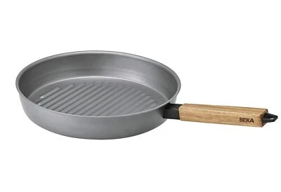 Carbon Steel Grill Pan Induction and Barbecue Iron Pan 28cm with Heat Resistant... - Image 1 of 4