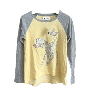 NWT GAP × Disney Bambi Long Sleeve Raglan T-Shirt for Girls XL (10-12) - Picture 1 of 5
