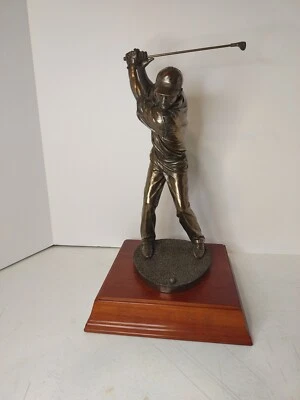 Golf Enthusiast Driver Bronze Statue  - Image 1 of 4