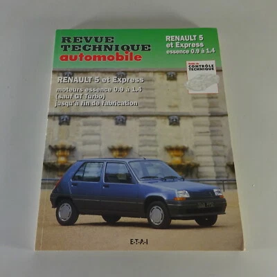 Manual De Reparación Revue Technique Renault R5 & Express Stand 06/2001 - Imagen 1 de 4