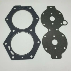 Wasserjacke Abdeckung & Zylinderkopfdichtung Johnson Evinrude Außenbord V4 85-140 PS - Bild 1 von 1