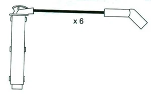 Rover 800 V6 2.5 V6 inj, 24v. Formula Power 10mm RACE PERFORMANCE Lead Sets - Picture 1 of 1