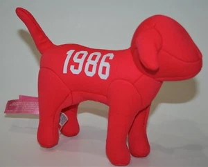 Victoria’s Secret PINK 1986 Neon Pink Stuffed Animal Dog Plush - Picture 1 of 7