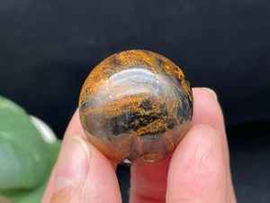 Natural Pieterstone Sphere Quartz Crystal Ball Housewarming Gift D080239 - Picture 1 of 9