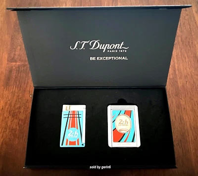 S.T. Set accendini e taglierine Dupont 24H Le Mans, 020089 e 003489 nuovi con scatola - Immagine 1 di 4