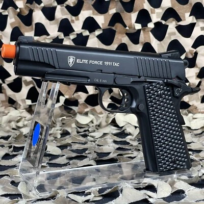 NUEVA Pistola de Airsoft Elite Force 1911 Tac CO2 Blowback - Negra (2279555) Foto 1 de 4