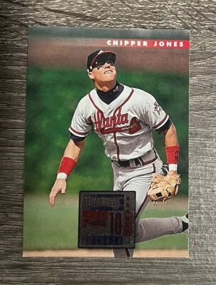 1996 Donruss #437 Chipper Jones Atlanta Braves - Image 1 of 2