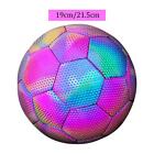 Football holographic reflective children adults PU football outdoor