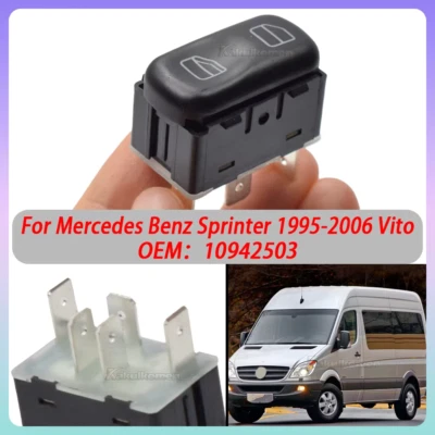For Mercedes Benz Sprinter 1995-2006 Vito 5 pins Electric Window Switch Console - Image 1 of 4