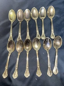 Godinger Grand Master Gold Plated Flatware 12 Pc Soup/Serving Spoons - Picture 1 of 2
