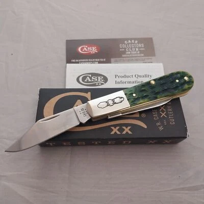 Case Cutlery Barlow Green Apple Jigged Folding Stainless Pocket Knife 27865 - Image 1 of 4