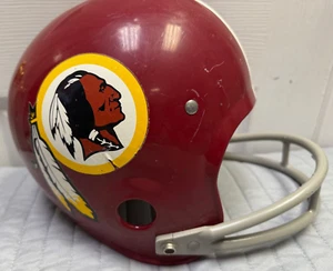 WASHINGTON REDSKINS RAWLINGS HNFL 1970'S 2 BAR FACEMASK FULL HELMET VERY RARE! - Bild 1 von 10