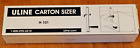 Genuine Oem Uline Box Carton Sizer Resizer Reducer H-101 Heavy Duty Scorer