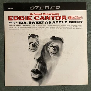 Eddie Cantor Sings - Ida, Sweet As Apple Cider LP CAS 870 Vinyl 1964  STEREO - Picture 1 of 7