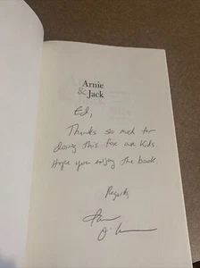 IAN O’CONNOR SIGNED GOLF BOOK “ARNIE & JACK” -TO ED KRANEPOOL - Picture 1 of 4