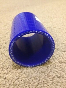 TOG 2.75 INCH 70MM SILICONE HOSE STRAIGHT JOINT COUPLER BLUE 76MM LONG - Picture 1 of 2
