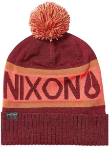 Gorro De Lana Nixon Teamster R Burgundy Fire Para Hombre - Imagen 1 de 1