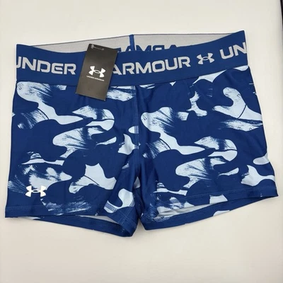 Under Armour Girls Printed Fitted Shorty Shorts XL NEW - Image 1 of 3